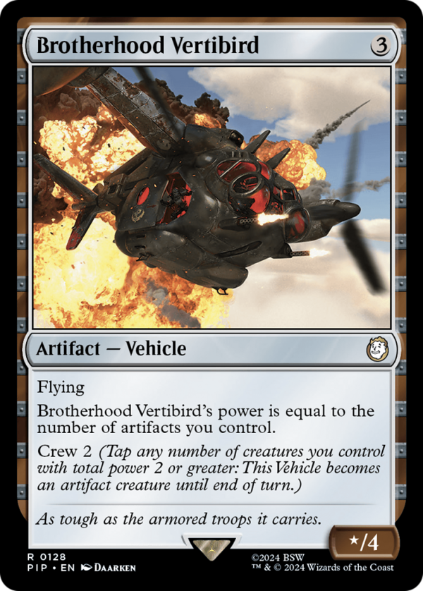 Brotherhood Vertibird [Fallout] Online Sale