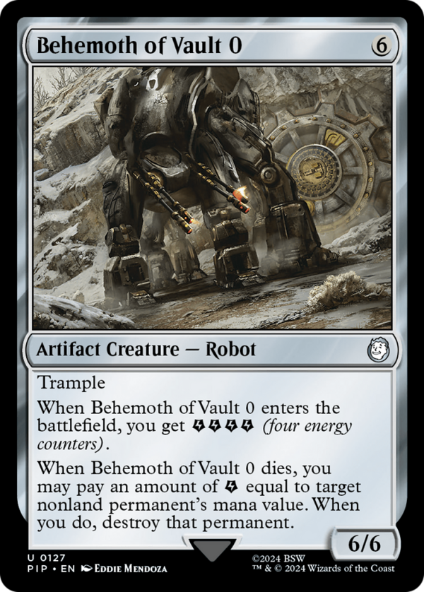 Behemoth of Vault 0 [Fallout] For Discount