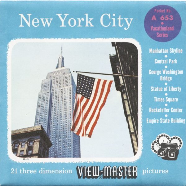 New York City - View-Master 3 Reel Packet - vintage - A653-S4 Supply