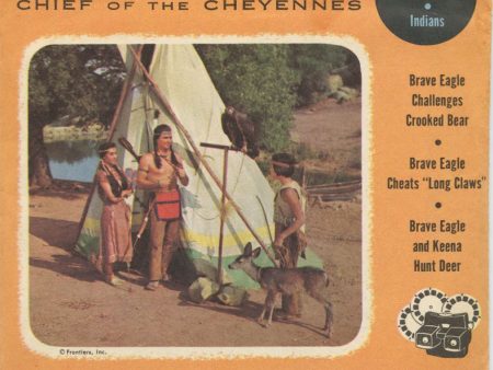 Brave Eagle - Chief of the Cheyennes View-Master 3 Reel Packet - 1956 - vintage - S3 on Sale