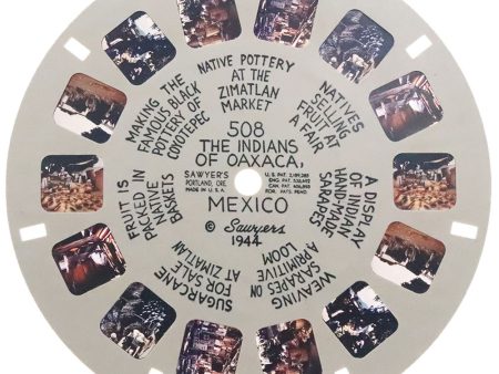 Indians of Oaxaca, Mexico - View-Master Hand-Lettered Reel - 1944 - vintage - 508 Online now