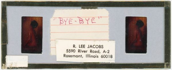 3D Stereo Realist Pin-Up Slide -  Bye-Bye  by R. Lee Jacobs - vintage Supply