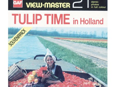 Tulip Time in Holland - View-Master 3 Reel Set on Card - vintage - BC385 Hot on Sale