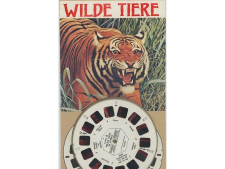 Wilde Tiere Animals- View-Master 3 Reel Set on Card - unopened - vintage - 1983 - D111D Cheap