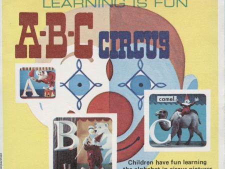 A B C Circus - View-Master 3 Reel Packet - 1961 - vintage - B411-G1B Discount