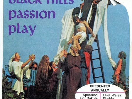 Black Hills Passion Play - View-Master 3 Reel Packet - 1960s - Vintage - (ECO-A491-G1A) Online Hot Sale