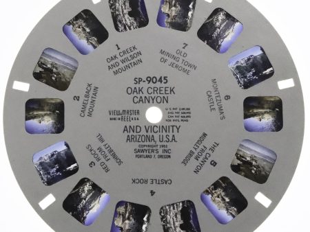 Oak Creek Canyon and Vicinity, Arizona USA - View-Master SP Reel - 1951 - (SP-9045x) Sale