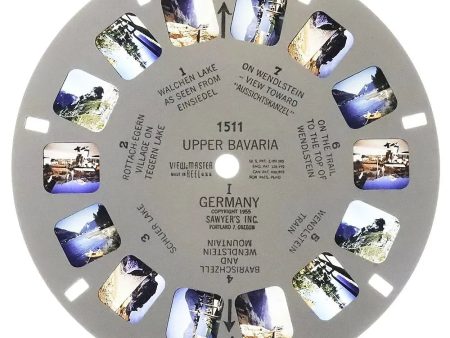 Upper Bavaria I - View-Master Printed Reel - 1955 - vintage - #1511 For Sale