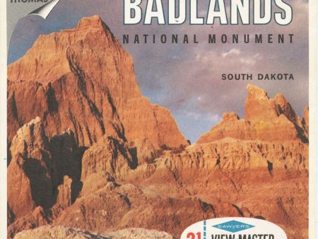 Badlands - View-Master 3 Reel Packet - vintage - A489-S6A Sale