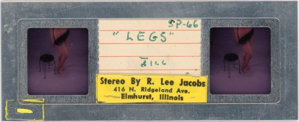 3D Stereo Realist Pin-Up Slide - Legs by R. Lee Jacobs - vintage Online Sale