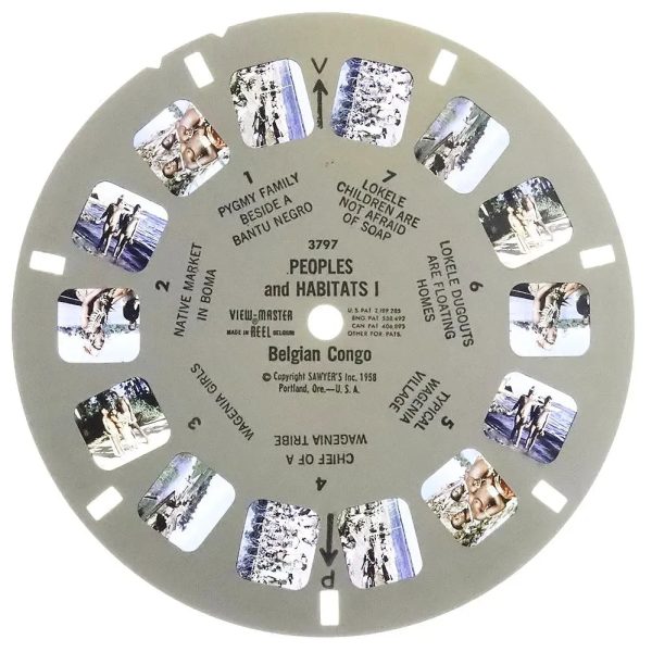 Peoples and Habitats I - View-Master Printed Reel - 1958 - vintage - #3797 For Cheap