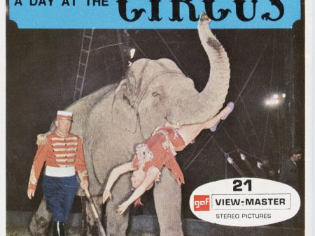 A Day at the Circus - View-Master 3 Reel Packet - 1952 - vintage - B770E-BG1 on Sale