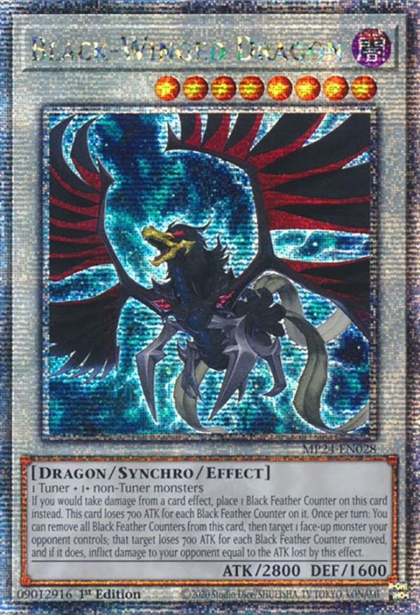 Black-Winged Dragon [MP24-EN028] Quarter Century Secret Rare Cheap