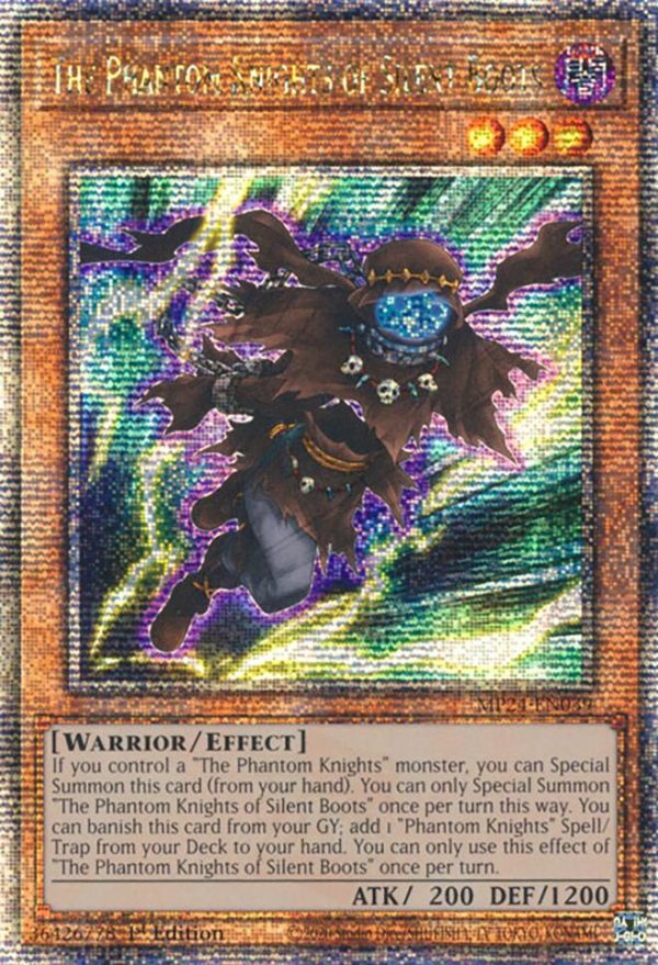 The Phantom Knights of Silent Boots [MP24-EN039] Quarter Century Secret Rare For Cheap