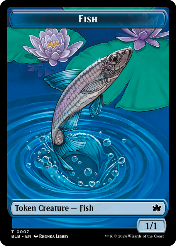 Fish    Warren Warleader Double-Sided Token [Bloomburrow Tokens] Supply