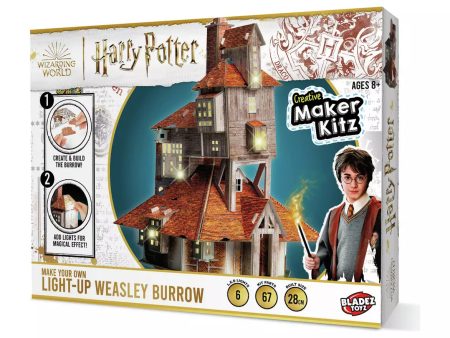 Harry Potter Licensed - Maker Kitz: Make Your Own Light Up Weasley Burrow Discount