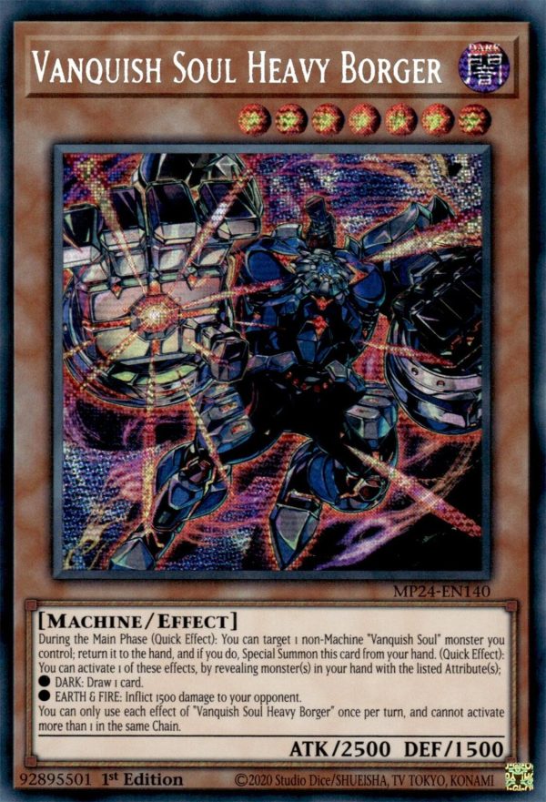 Vanquish Soul Heavy Borger [MP24-EN140] Prismatic Secret Rare For Cheap