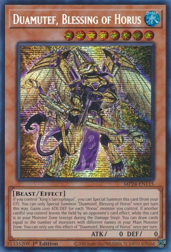 Duamutef, Blessing of Horus [MP24-EN115] Prismatic Secret Rare Online