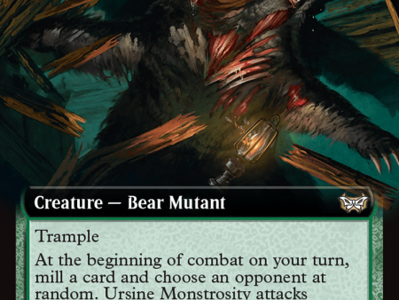 Ursine Monstrosity (Extended Art) [Duskmourn: House of Horror Commander] For Cheap