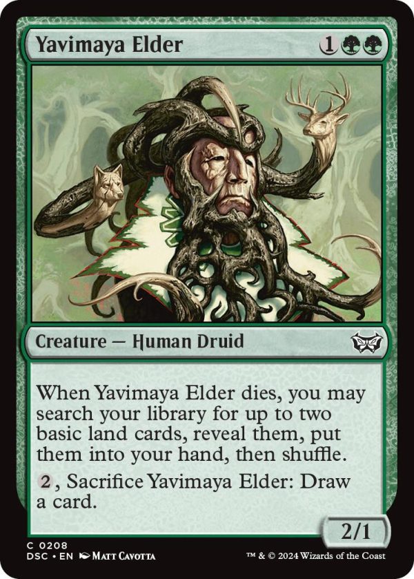 Yavimaya Elder [Duskmourn: House of Horror Commander] For Discount