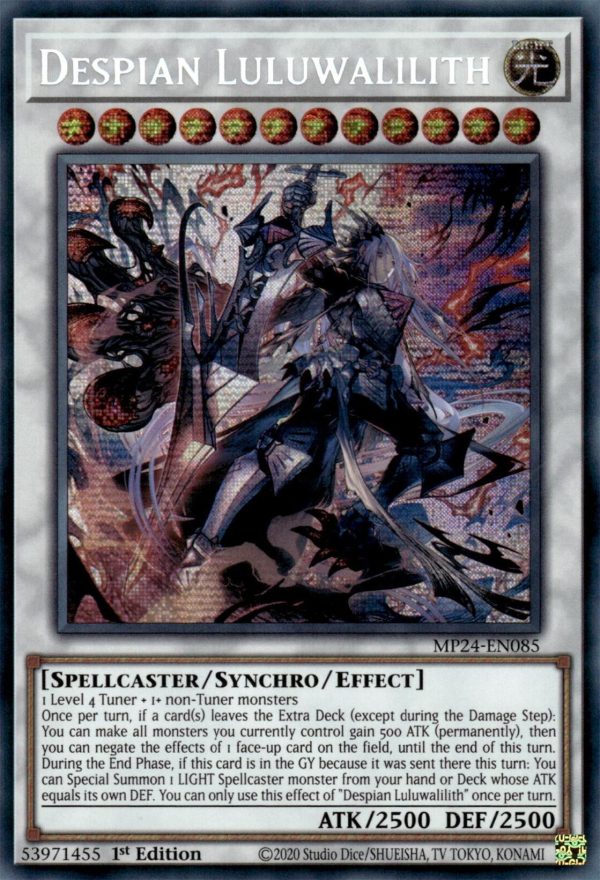 Despian Luluwalilith [MP24-EN085] Prismatic Secret Rare on Sale