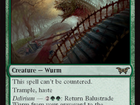 Balustrade Wurm [Duskmourn: House of Horror] Supply