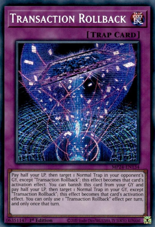 Transaction Rollback [MP24-EN134] Prismatic Secret Rare Online Hot Sale