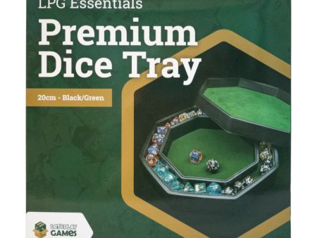 LPG Essentials - Premium Dice Tray (20cm - Black Green) Online now