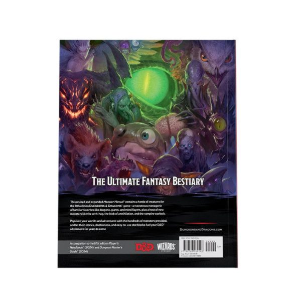 *PRE ORDER* D&D Dungeons & Dragons Monster Manual Hardcover (2024) For Cheap