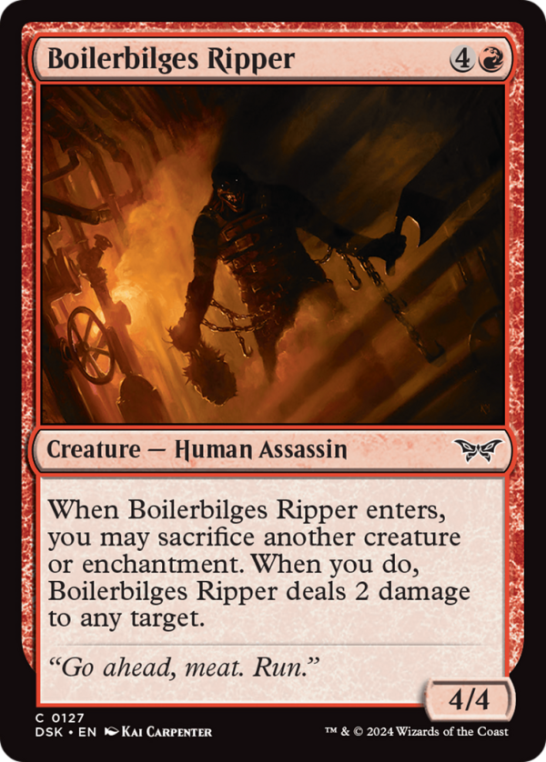 Boilerbilges Ripper [Duskmourn: House of Horror] on Sale