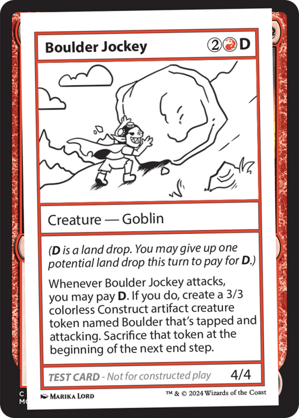 Boulder Jockey [Mystery Booster 2 Playtest Cards] Fashion