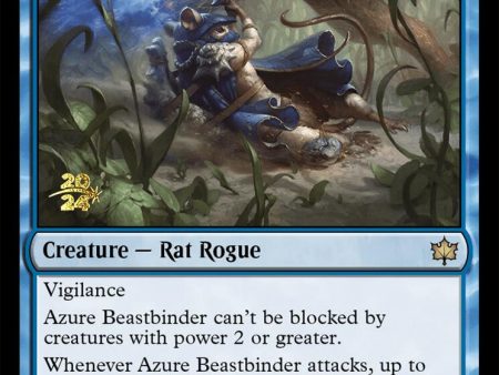 Azure Beastbinder [Bloomburrow Prerelease Promos] Online Sale