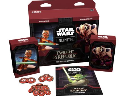 Star Wars Unlimited Two-Player Starter Deck - Twilight of the Republic Online Hot Sale