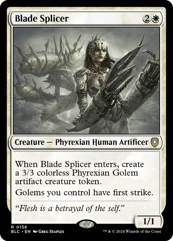 Blade Splicer [Bloomburrow Commander] Discount