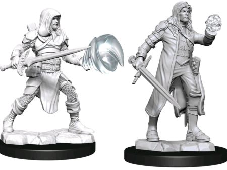 D&D Nolzur s Marvelous Unpainted Miniatures - Multiclass Fighter + Wizard Male For Sale