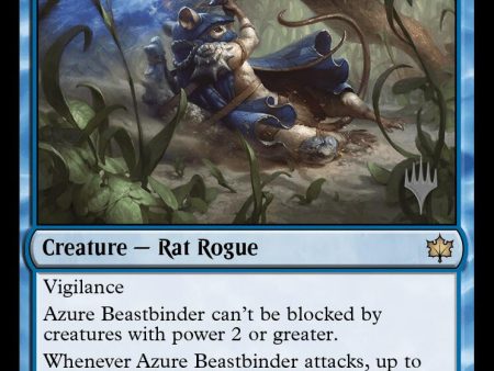 Azure Beastbinder (Promo Pack) [Bloomburrow Promos] For Sale