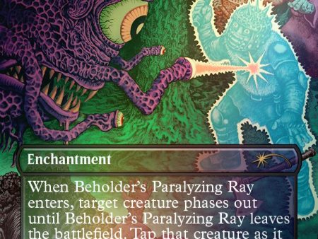 Beholder s Paralyzing Ray - Oubliette (Rainbow Foil) [Secret Lair Drop Series] Online Sale