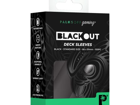 Palms Off - Blackout Deck Sleeves Standard 100 Fashion