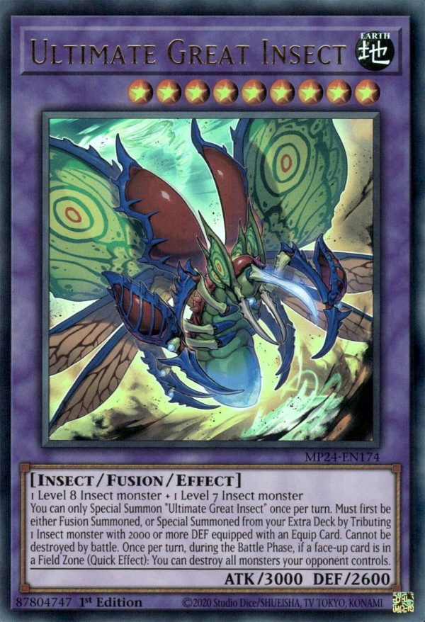 Ultimate Great Insect [MP24-EN174] Ultra Rare Hot on Sale