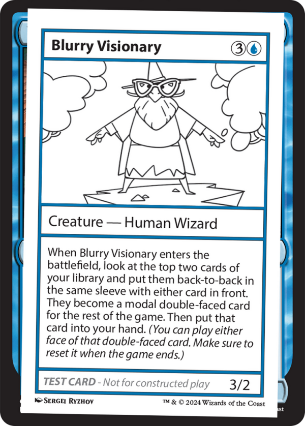 Blurry Visionary [Mystery Booster 2 Playtest Cards] Online now