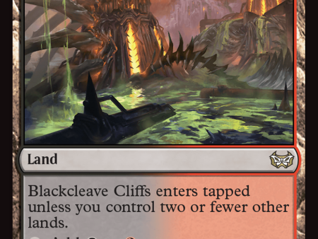 Blackcleave Cliffs [Duskmourn: House of Horror Commander] Cheap