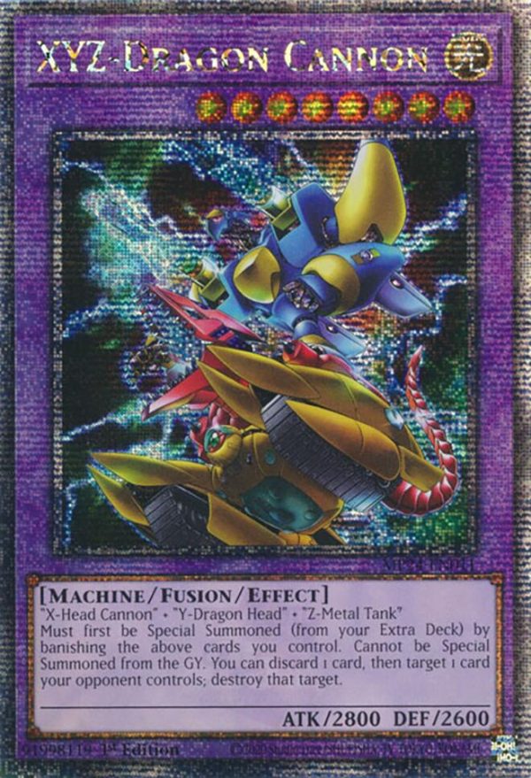 XYZ-Dragon Cannon (Alternate Art) [MP24-EN011] Quarter Century Secret Rare Online