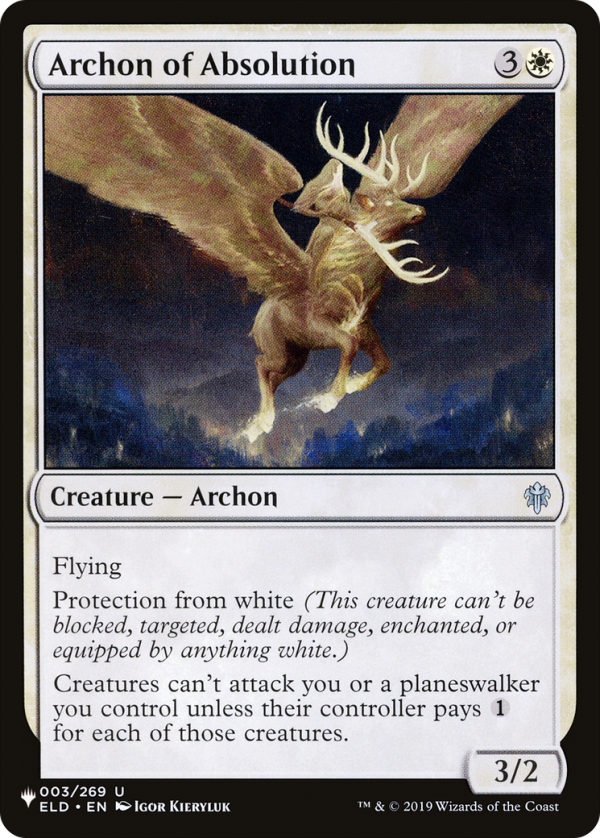 Archon of Absolution [The List] Supply