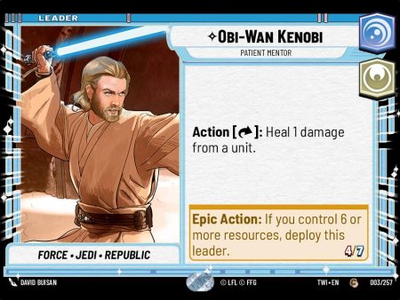 Obi-Wan Kenobi - Patient Mentor (003 257) [Twilight of the Republic] For Discount