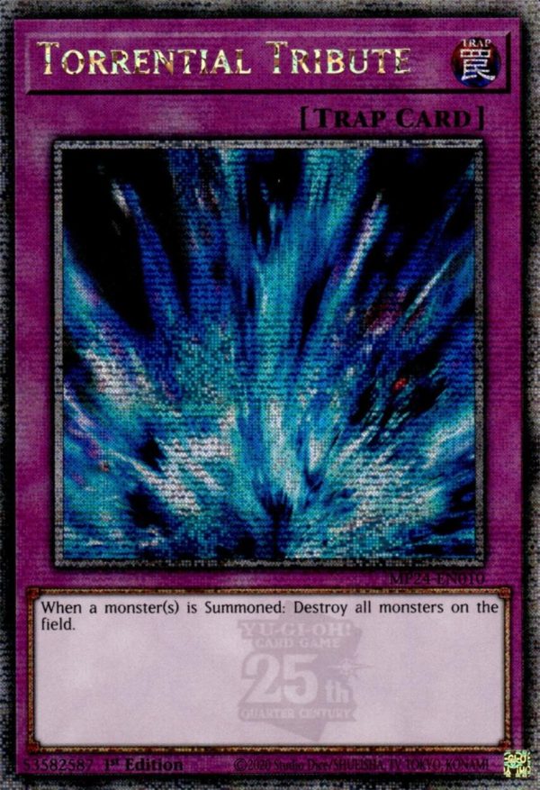 Torrential Tribute [MP24-EN010] Quarter Century Secret Rare Online Hot Sale