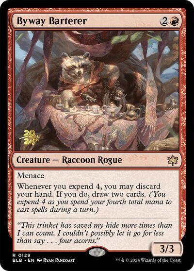 Byway Barterer [Bloomburrow Prerelease Promos] Online Sale