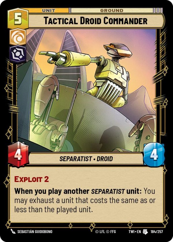 Tactical Droid Commander (184 257) [Twilight of the Republic] Cheap