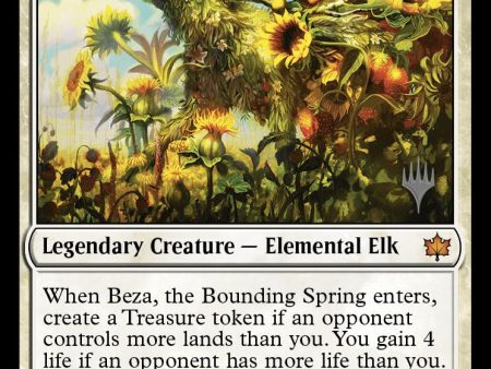 Beza, the Bounding Spring (Promo Pack) [Bloomburrow Promos] Cheap