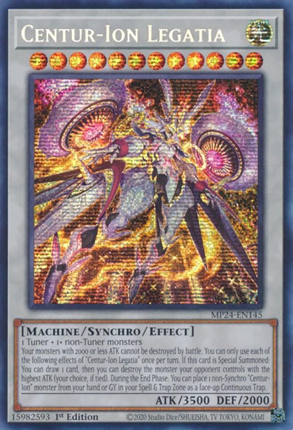 Centur-Ion Legatia [MP24-EN145] Prismatic Secret Rare Supply