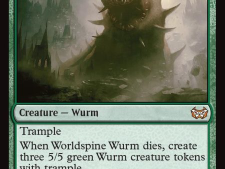 Worldspine Wurm [Duskmourn: House of Horror Commander] on Sale